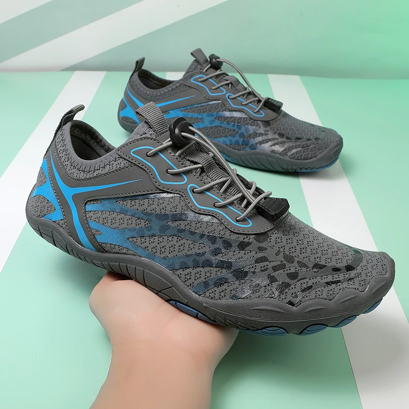 New Quick-Dry Aqua Shoes Couple Summer Beach Anti-Slip Aqua Shoes Swimming Wading Breathable Creek Tracing