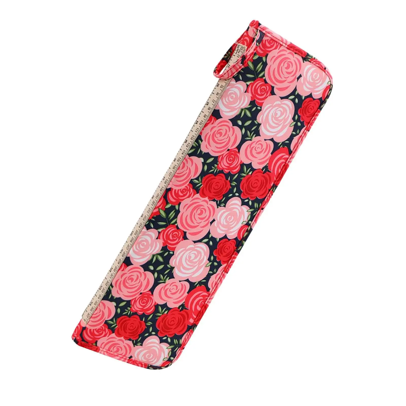 Crochet Hooks Storage Bag Knitting Needle Bag Knitting Tools 600D Oxford Cloth Compact Needle Case Pouch Organizer