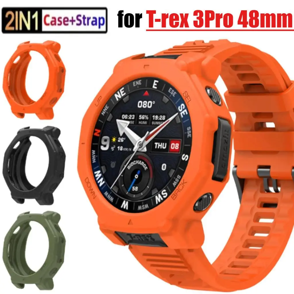 Versatile 2-in-1 Silicone Strap and Protective Bumper Shell