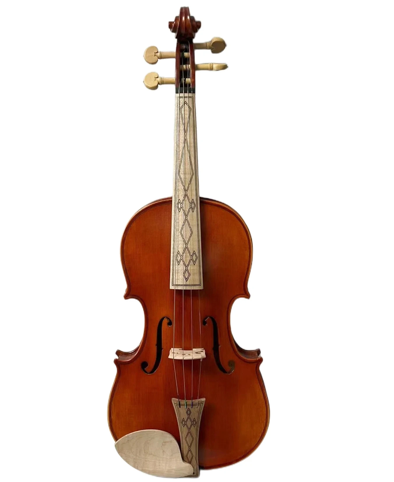 Baroque style profession maestro violin 4/4,drawing and sculpted volute #14682