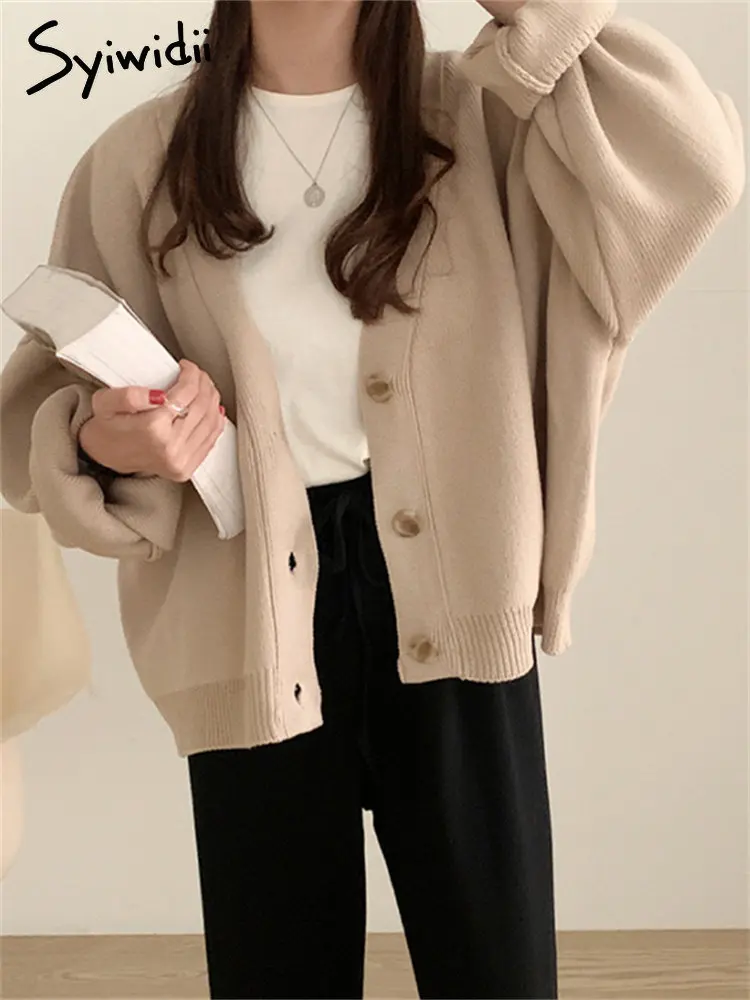 brown cardigan outfits