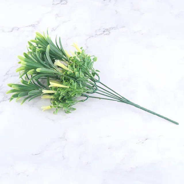 زهور صناعية صغيرة، نباتات مائية زنبق بلاستيكي، أور...