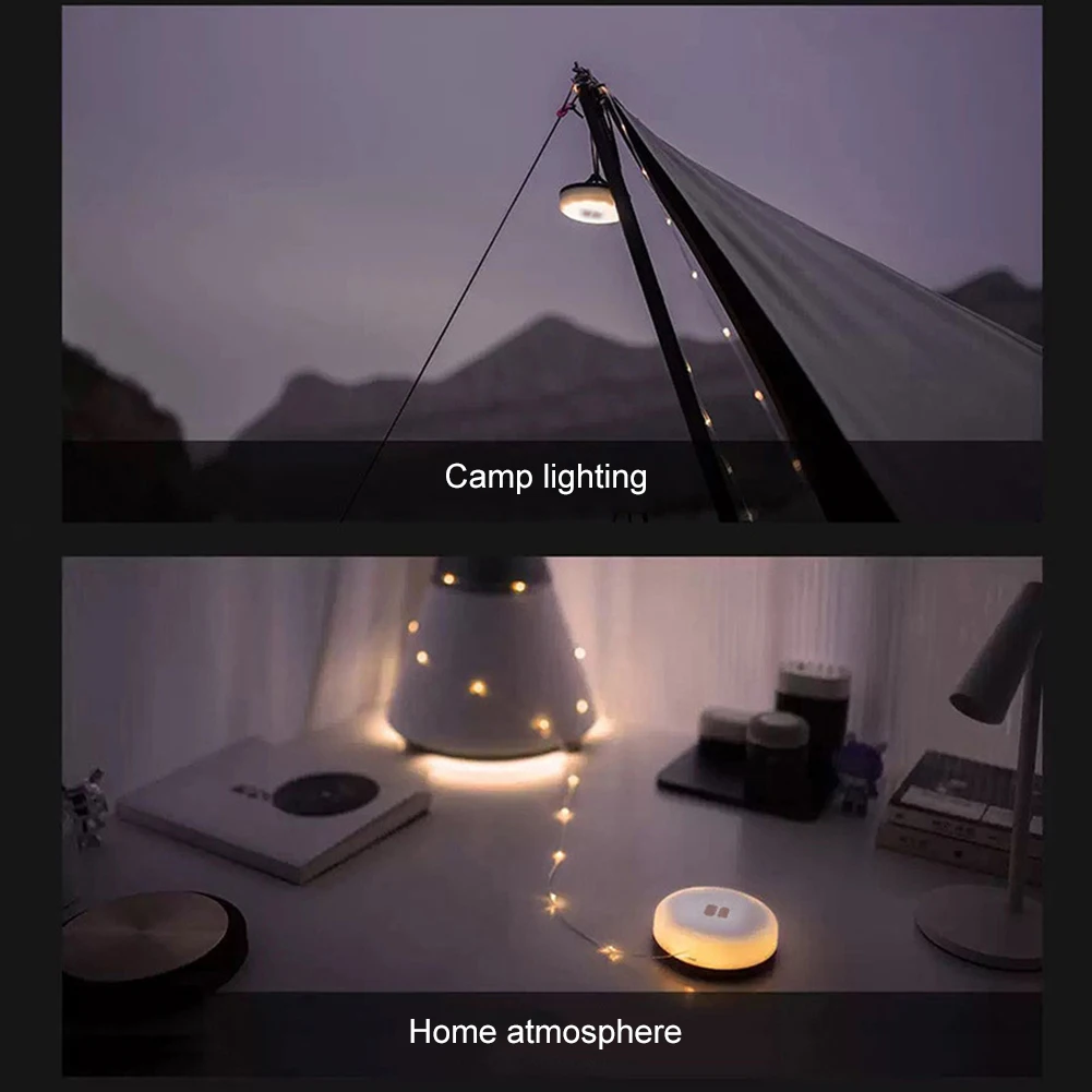 Camping LED Fairy Lights Tent String Lights USB Charging For Wedding Party Camping Outdoor Garland Holiday Christmas Decoration