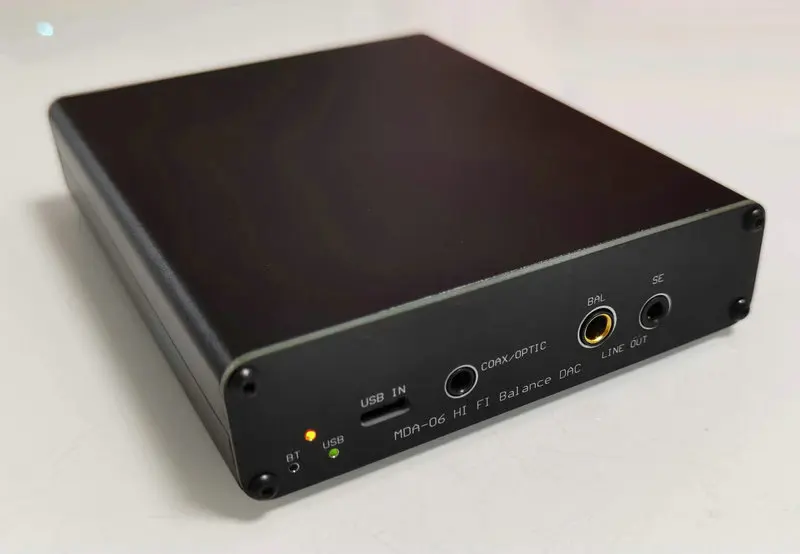 

MDA-06 портативный автомобильный сбалансированный декодер hifi dual PCM1794 параллельное коаксиальное волокно USB Bluetooth 5,0 CSR8675