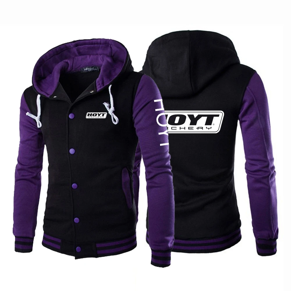 Huo Yite archery 2023 new casual baseball uniform jacket pilot jacket men's brand clothing selling fleece stitching.