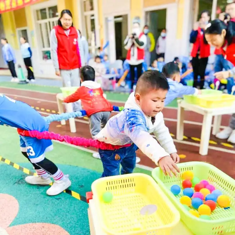 Outdoor Games Team Building Develop Sport Entertainment Toys Children Elasticity Rope Circle Running Push for Kids Sensory Rope 3