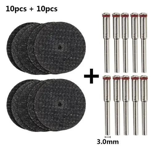 CMCP 32mm Abrasive Cutting Disc With Mandrels Grinding Wheels For Dremel Accesories Metal Cutting Rotary Tool Saw Blade - Image 8