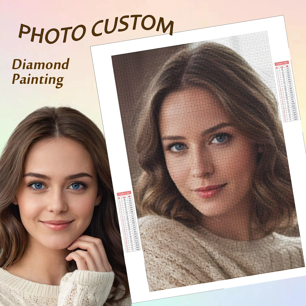 Custom Photo Diamond Painting 5D Art Kit To Customize Picture Diamond Mosaic Home Wall Decor Gift