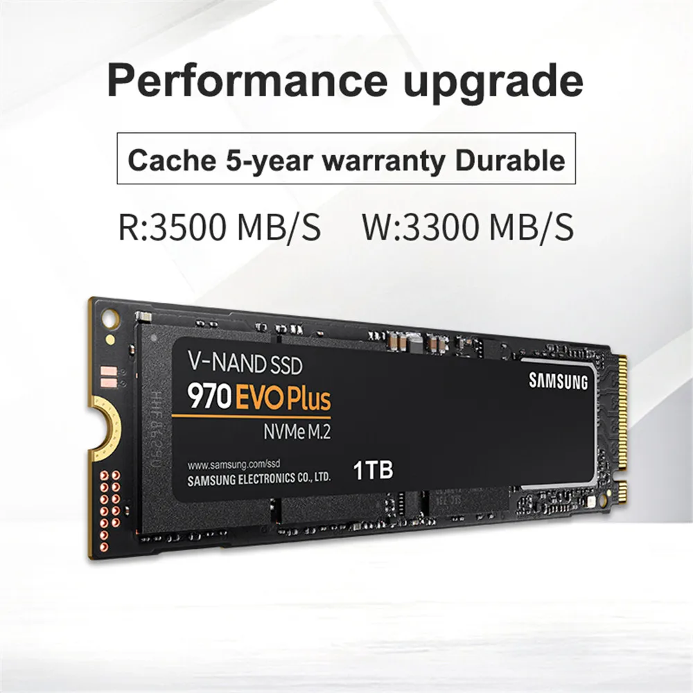 Original SAMSUNG 970 EVO Plus NVMe M.2 SSD 1TB 500GB 250G Solid State Drive  TLC Hard Disk PCIe Gen 3x4 M2 SSD For Laptop Desktop - AliExpress