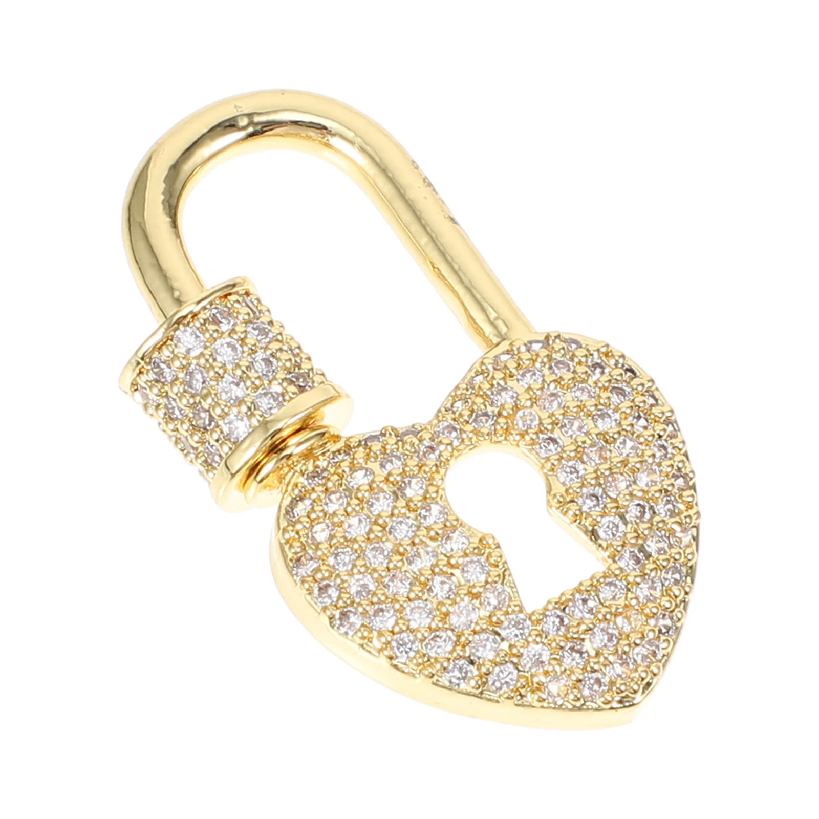

Necklace Clasp Durable Jewelry Connector Heart Choker Major Copper Professional Premium Crystal Rhinestones