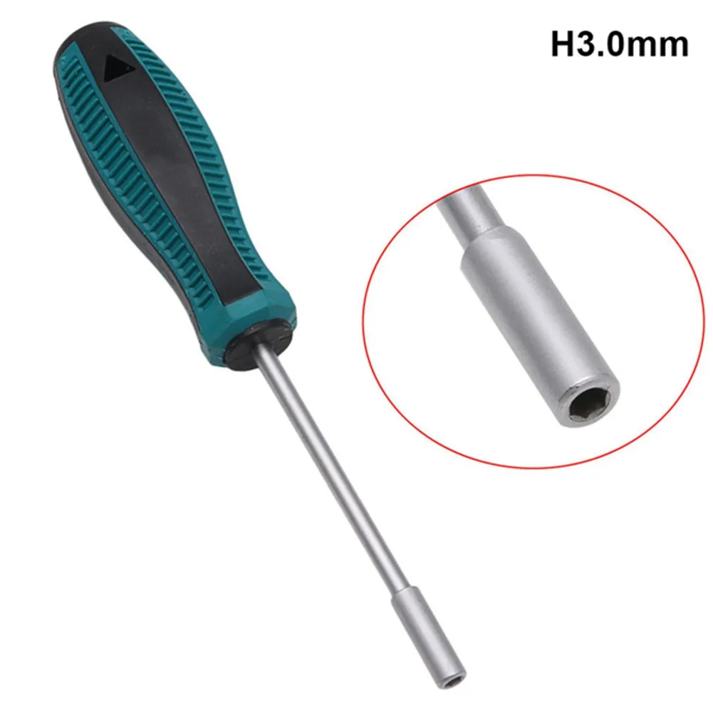 

3-6mm Metal Screwdriver Hex Key Socket Screwdriver Socket Screwdriver Hand Tool 3.0 3.5 4.0 4.5 5.0 5.5 6.0mm Hex Socket