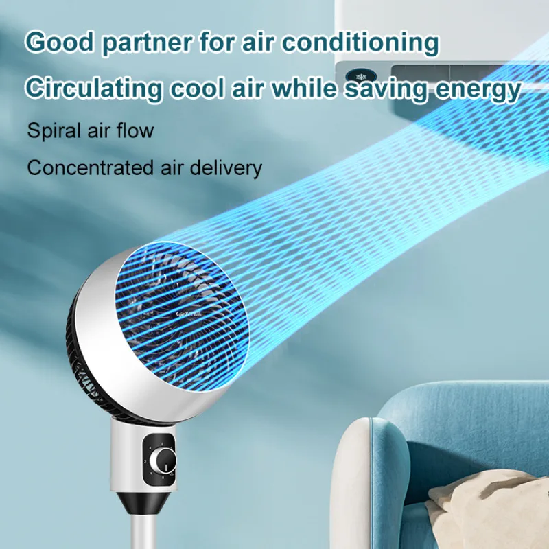 Air circulation fan household electric fan turbine silent convection floor fan