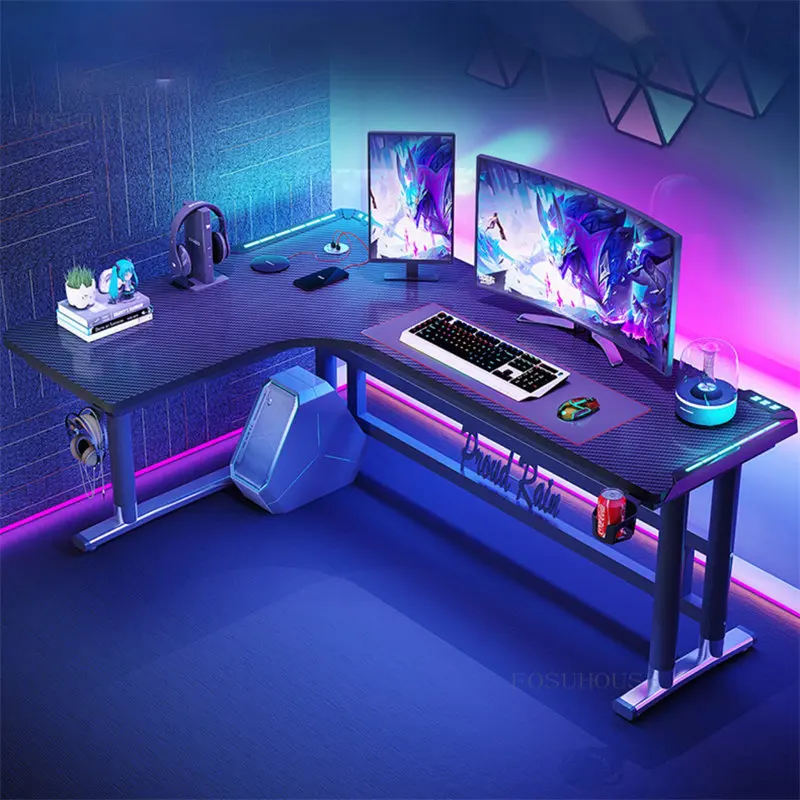 L-Shaped Computer Desk office table mesa escritorio gaming desk - AliExpress