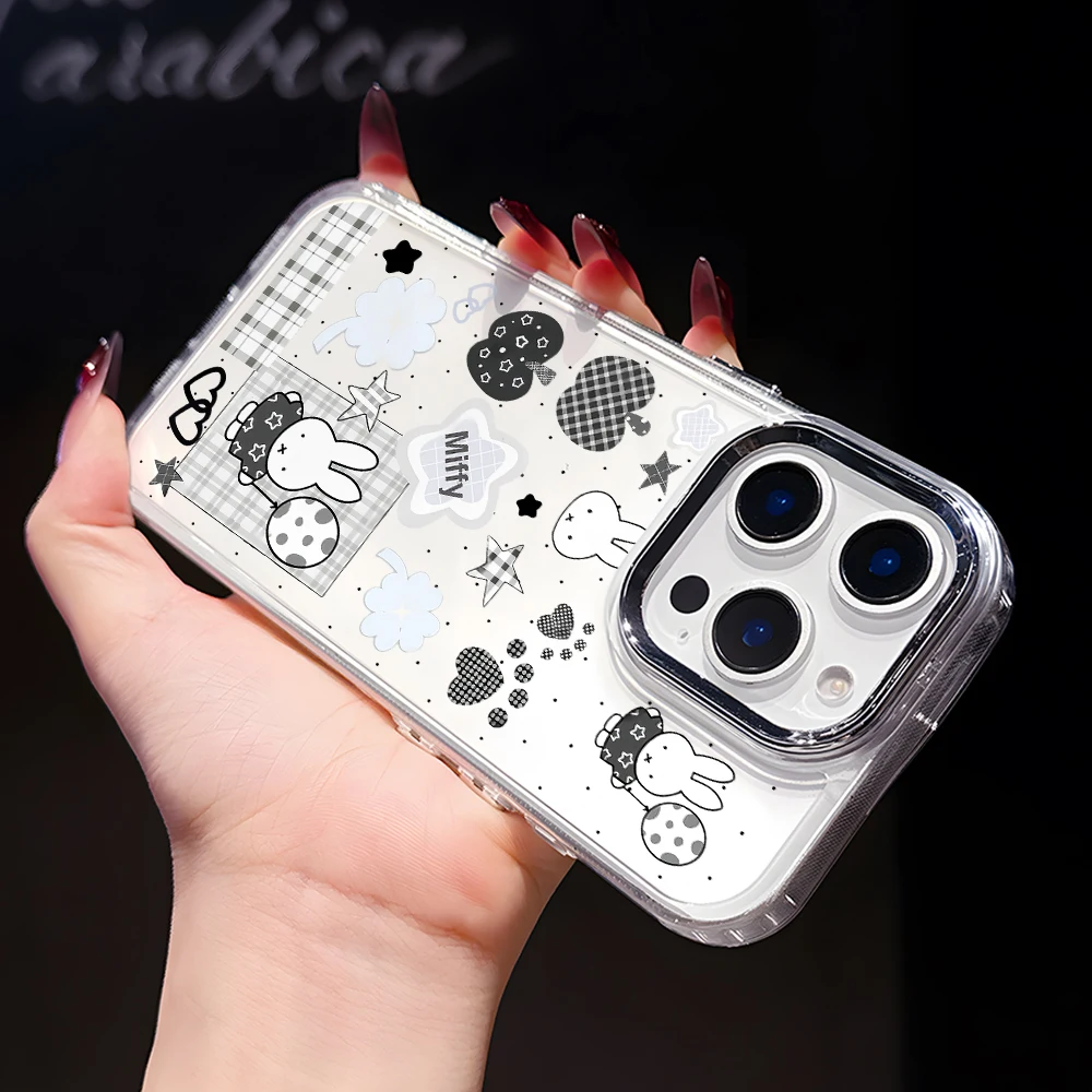 Luxury Clear White Rabbit M-Miffies Phone Case