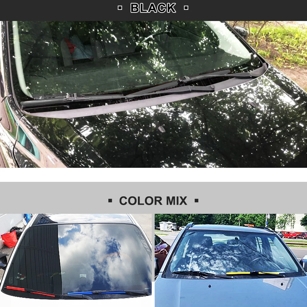 LNJING Colorful Windshield Wiper Blade For BMW Mini Clubman R55 F54 2007 2012 2014 2018 2020 2021 2022 2023 2024 Car Accessories 6