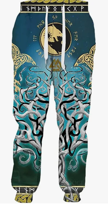 New HOT Unisex Viking 3D Print Causal Clothing Fashion Men Women  Hip Hop Pants  Plus Size S-7XL Trouser Jogger Men