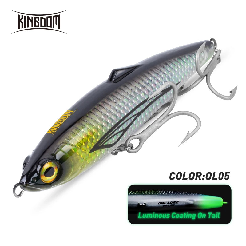 Kingdom Sinking Pencil Fishing Lure 61g 150mm 66g 120mm Artificial