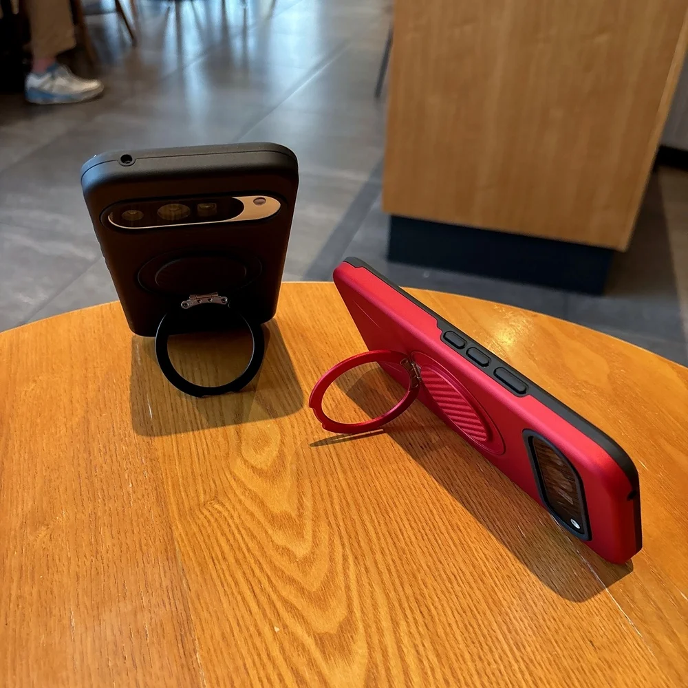 Luxury 360° Magnetic Metal Phone Case with Shockproof Stand Holder