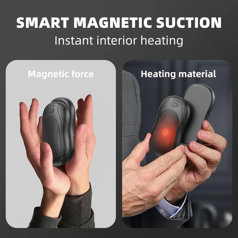 Xiaomi Magnetic Separation Portable Hand Warmer Three Levels Temperature Control