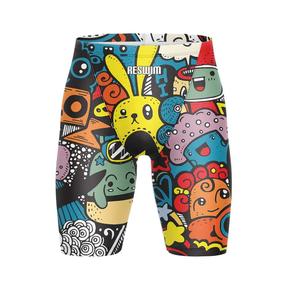 Men's Swim Jammer Knee-Length Swimsuit Short Beach Tights Shorts Swimming Trunks Swim Pool Pants swim trunks swim shorts men swimsuit