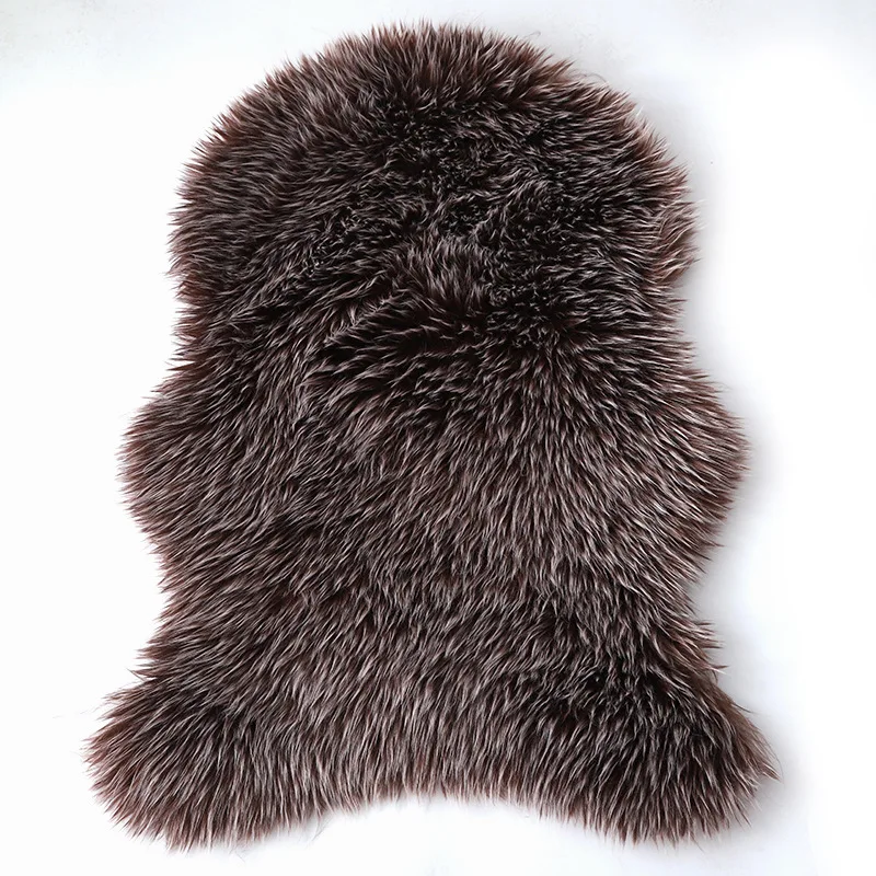 Fur Faux Artificial Sheepskin Carpet Washable Seat Pad Fluffy Rugs Hairy Wool Soft Warm Carpets For Living Room 5