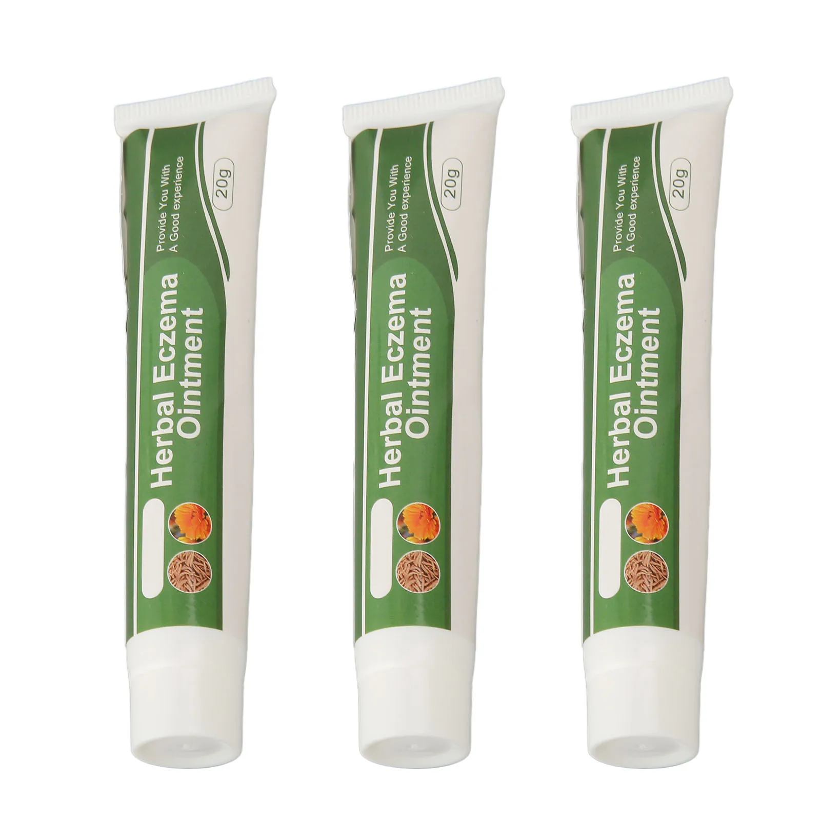 Eczema Cream Psoriasis Cream 20g Each Herbal Reduce Redness Gentle Itch Relief for Feet