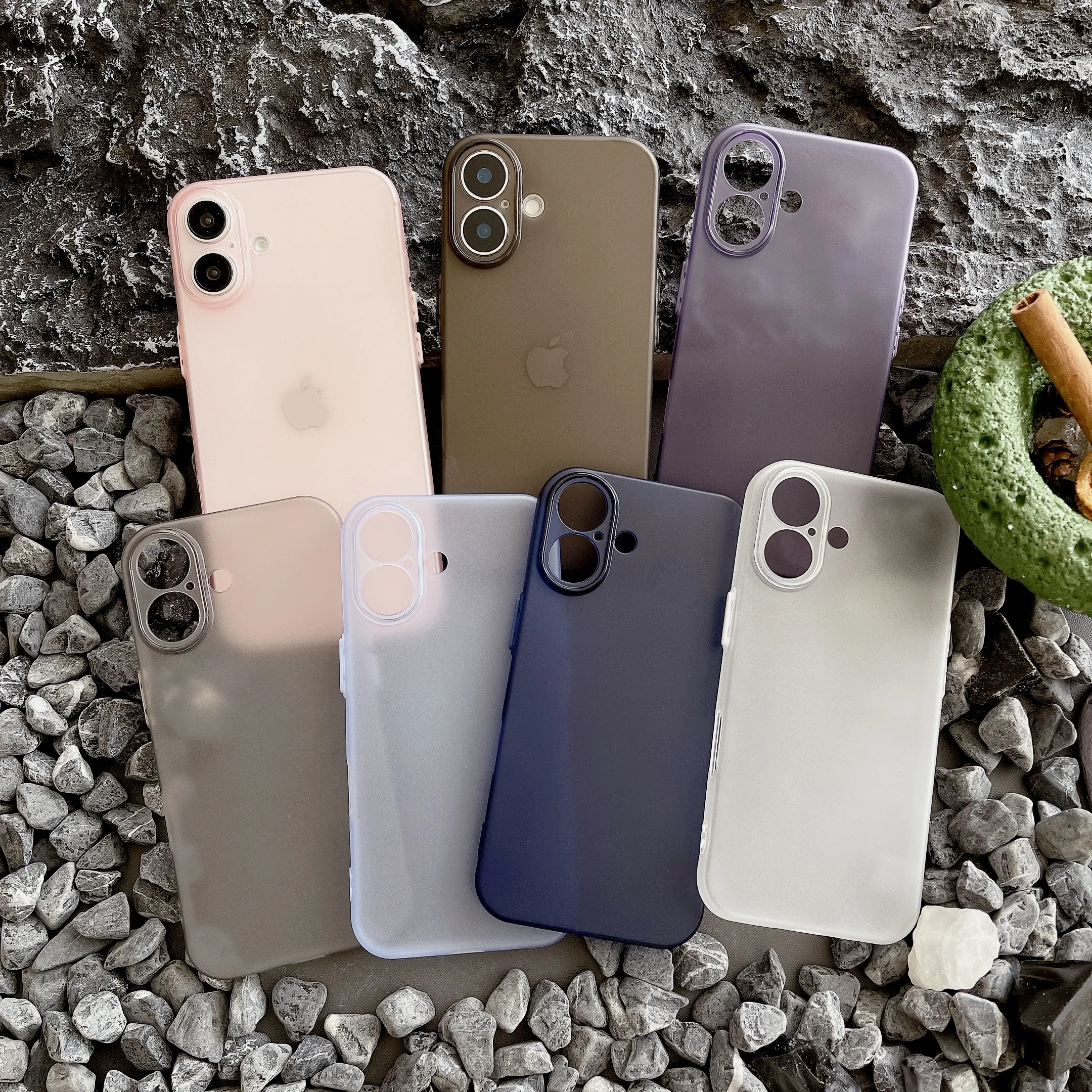 Ultra Thin Matte Transparent Soft TPU Shockproof Frosted Translucent Phone Case