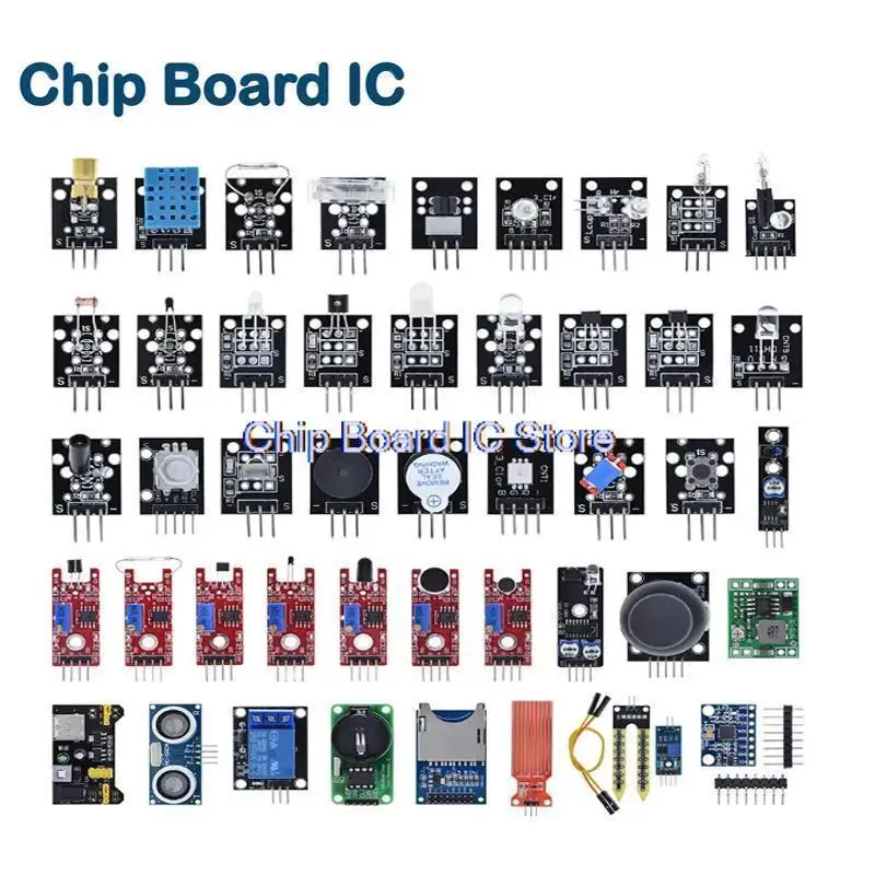 Per Arduino 45 Tipi Di Sensori Digital Temperature Umidità Rgb Led Soil Buzzer Sound Modulo Sensore Ad Ultrasuoni Uno R3 Mega2560
