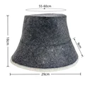 Wool felt grey
