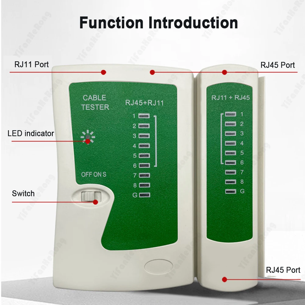 Rede Cable Tester, Fio Linha Telefônica Ferramenta