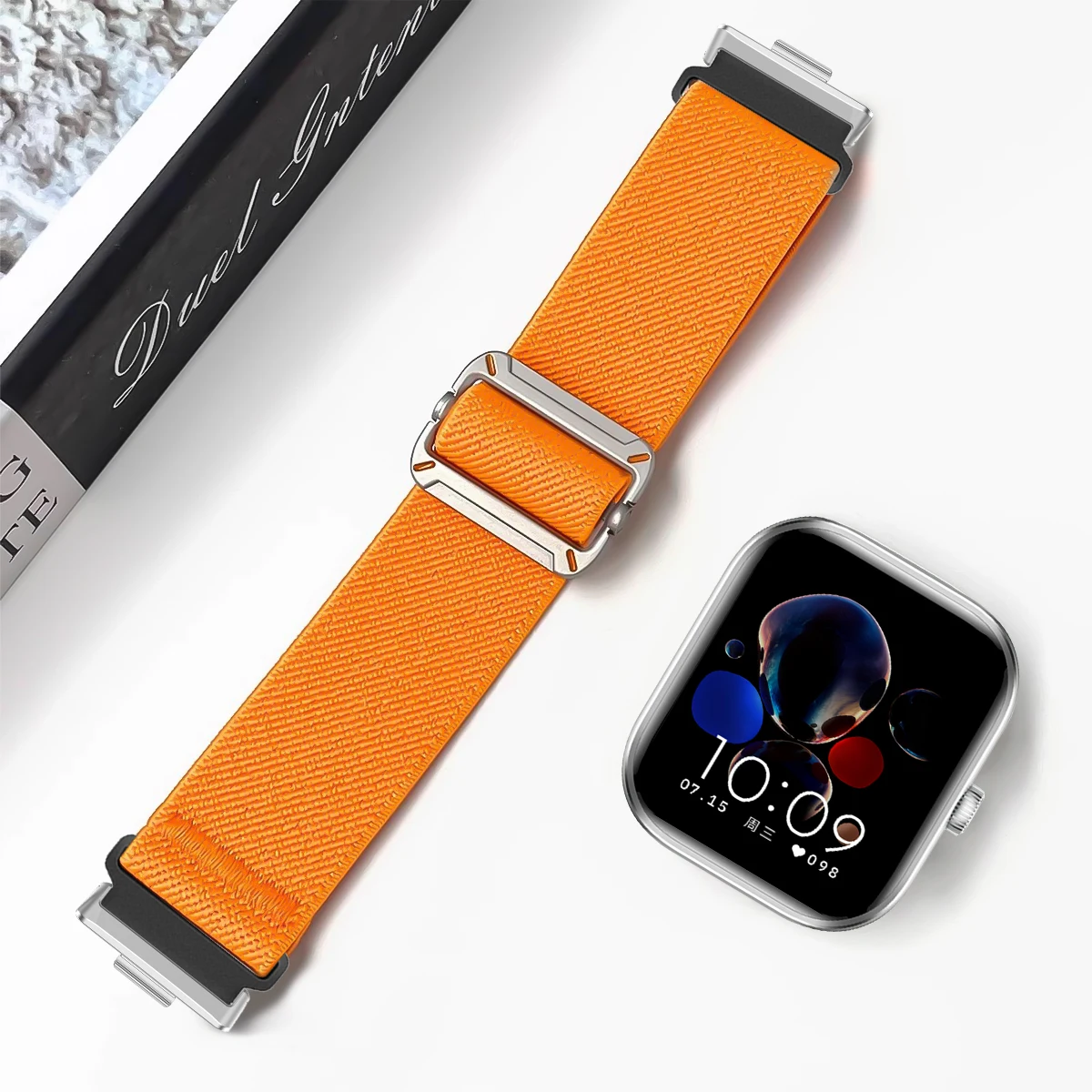 Nylon Breathable Elastic Smartwatch Wristband Bracelet