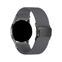 Soft Elastic Strap in 20mm/22mm - Universal Fit - Active 3 Premium (Dark gray)