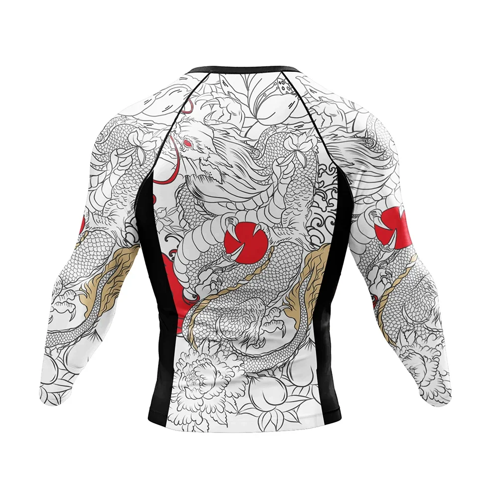 Compression MMA Rashguard T-shirt mens t shirt Sports Apparel for Men Running Suit Muay Thai Shorts 4pcs/Sets