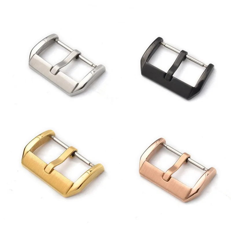 Watch Buckle Clasp Replacement for Leather Strap 10mm 12mm 14mm 16mm 18mm 20mm 22mm 24mm 304L Stainless Steel