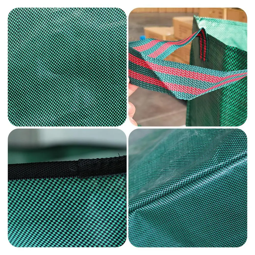 Description Picture 4 of itemLeaf Bags Reusable 125/270L Lawn Bags Garden Clippings Bags Yard Trash Bags Harvest Straw Bags Leaf Collector Lawn Bags