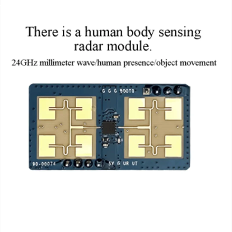 Hi-Link 2pcs/lot 24Ghz LD1125H 24G millimeter wave radar module human presence sensor breathing induction mobile ranging detect 3