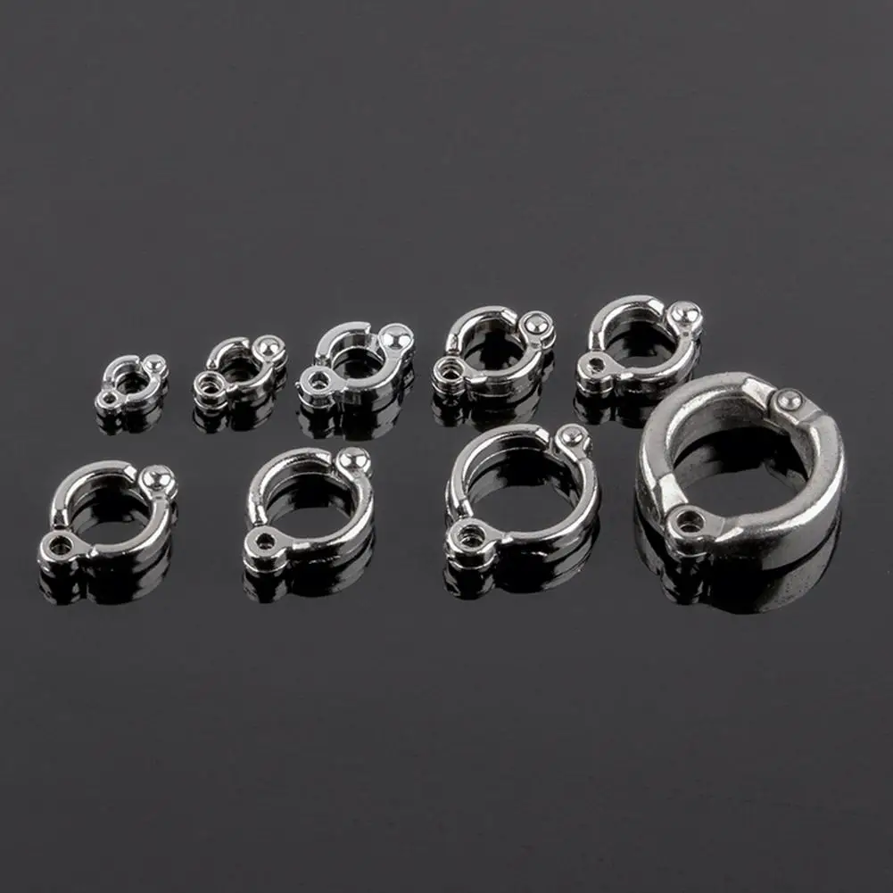 1 Pc Cockatiel Foot Ring Cavigliera Multi-Size Con Catena Di Chiusura A Lucchetto Pappagallo Outdoor Walking Flying Accessori Dropship