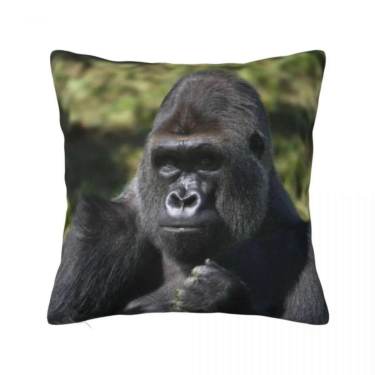 

Silverback Gorilla Portrait Throw Pillow christmas supplies bed pillows autumn pillowcase