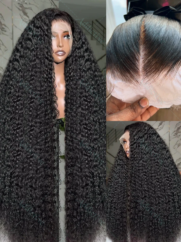 Deep Wave HD Lace Front Human Hair Wigs Transparent Brazilian 30 40 Inch Water Wave Lace Frontal Wig For Women human hair wig,lace front wig,human hair wigs,front lace wig