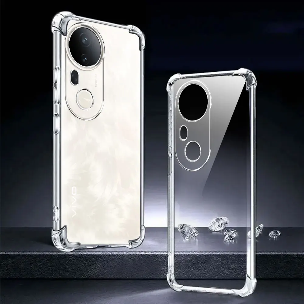 Shockproof Clear Soft Silicone Phone Case