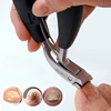 New Stainless Steel Nail Clipper Curved Large Opening Anti-splash Nail Trimmer Ergonomic Design Pedicure Tools for Men &Women 1
