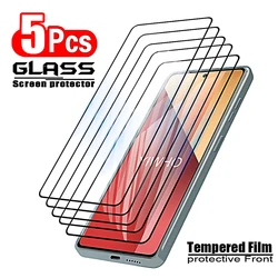 Premium Tempered Glass Screen Protectors - 5 Pack - Redmi 9C (Black)