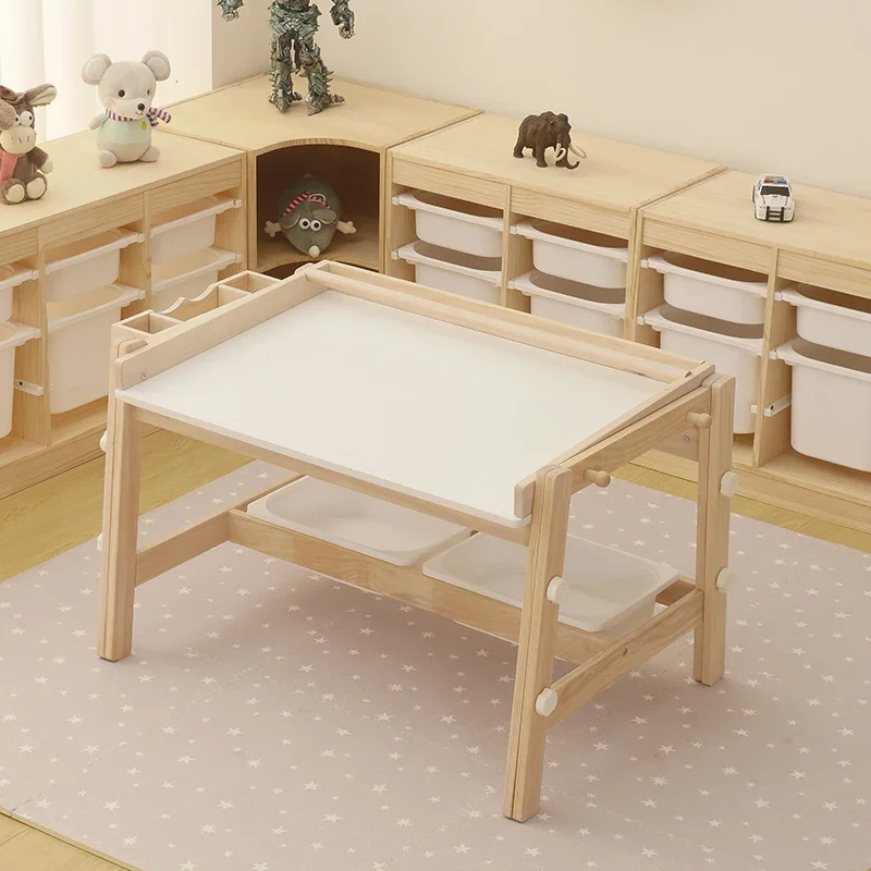 Kids Desk Study Table Children's Chair Set Children's Furniture