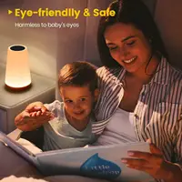 13 Color Changing Night Light RGB Remote Control Touch Dimmable Lamp Portable Table Bedside Lamps USB Rechargeable Night Lamp 5