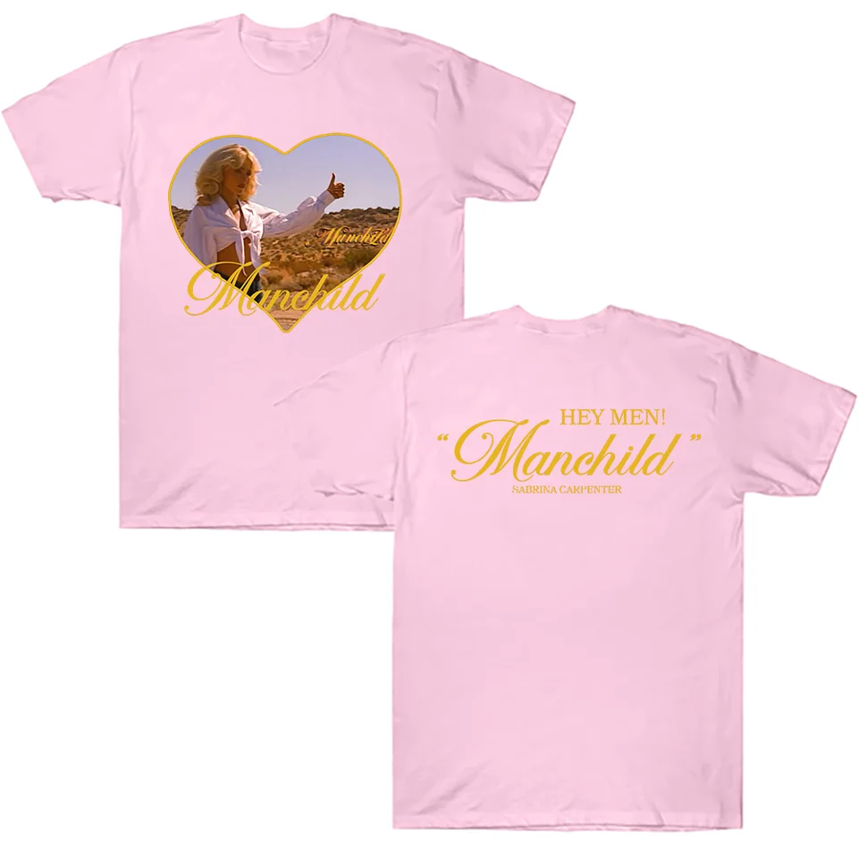 Sabrina Carpenter Manchild T Shirt Summer Cotton Women's T
