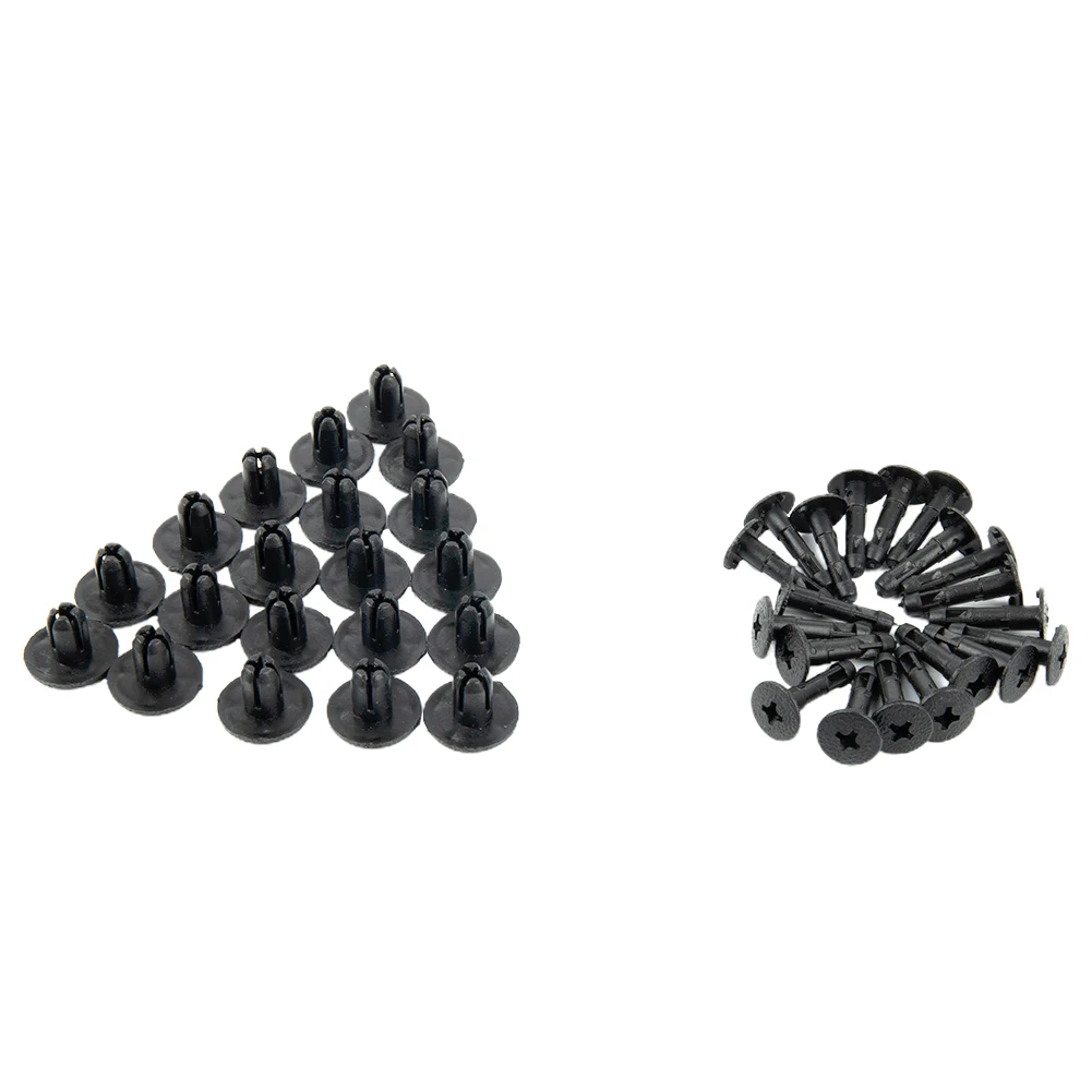 

20 For Honda Plastic Screw Fasteners Clips Fairing in Black ABS Material Motorcycle Accessories 90683GR1003 90683MBW003