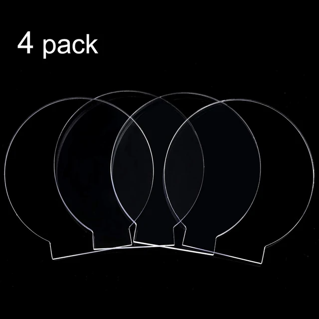 4Db Tiszta Akrillemez Kerek Panel Vastag (4 Mm) Műanyag Akril Deszka Led -Es Fény Alaphoz, Jel, Diy Kijelző Projektek - Image 4