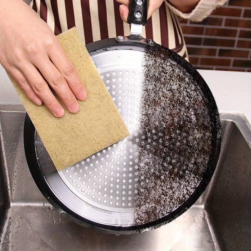 9pcs Cleaning Sponges for Dishes, Pans, and Pots - Odor Free, Compostable, and Biodegradable  Kitchen Items