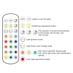 Rgb Light Bulb Rgb Lamp with Remote Control Timer Dimmable Usb Rechargeable Light Bulb for Easy Installation Battery Powered E27