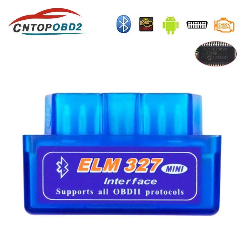 Elm327 Bluetooth Adattatore WiFi ELM327 OBD2 - Scanner Diagnostico Auto Per IPhone E Android, Compatibile Con App Torque Adattatore OBD2 ELM327 WiFi